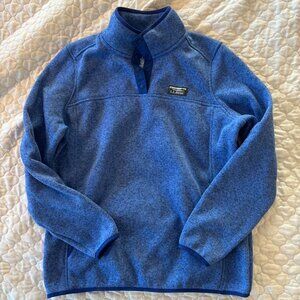 L.L. Bean Women’s Blue Quarter Snap Fleece Size L